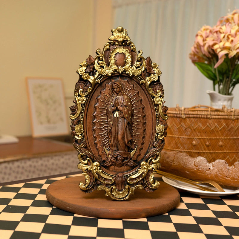 Escultura Nossa Senhora de Guadalupe de Madeira