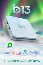 BTV 13 - Multicanais 4k + Controle Remoto (Compre 1 Leve 2)