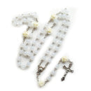 Terço Virgem Maria Branco Luminoso