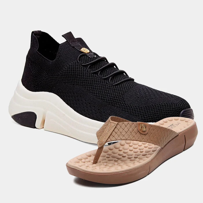 Tênis Ortopédico + Chinelo Massageador - [Envio Nacional]