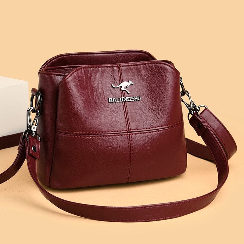 Bolsa Marsupia Couro Muito Espaçosa