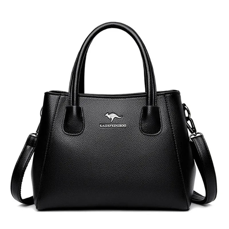 Bolsa Feminina de Couro Legítimo Transversal - Quality