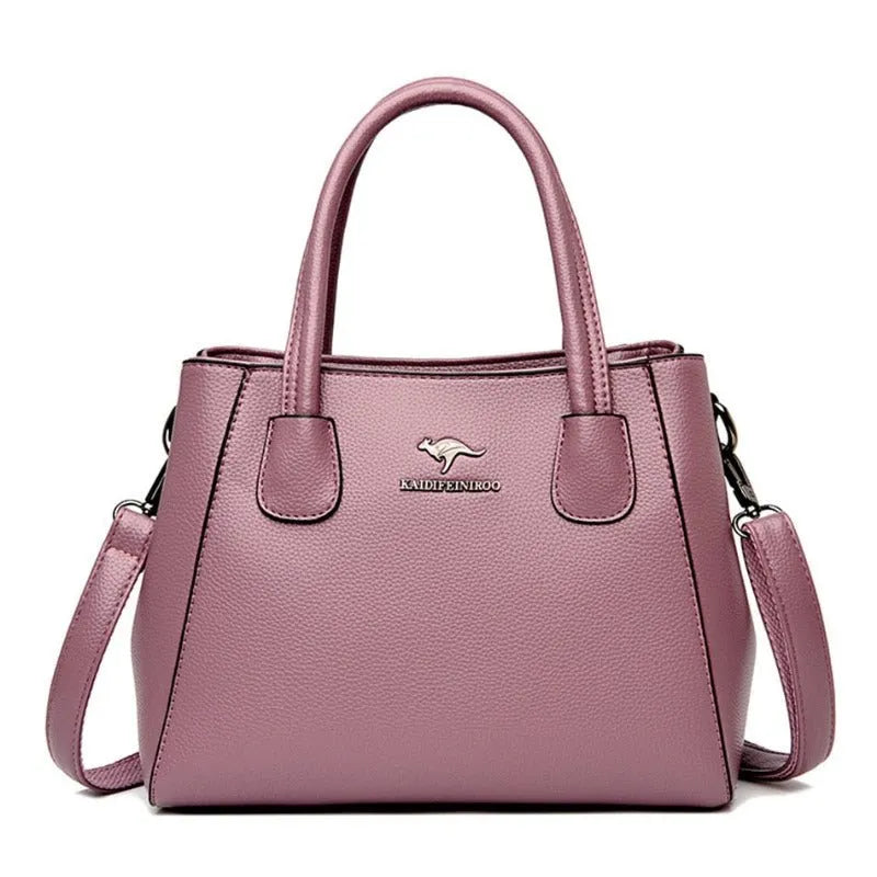 Bolsa Feminina de Couro Legítimo Transversal - Quality