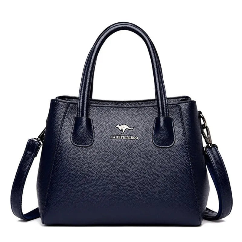 Bolsa Feminina de Couro Legítimo Transversal - Quality