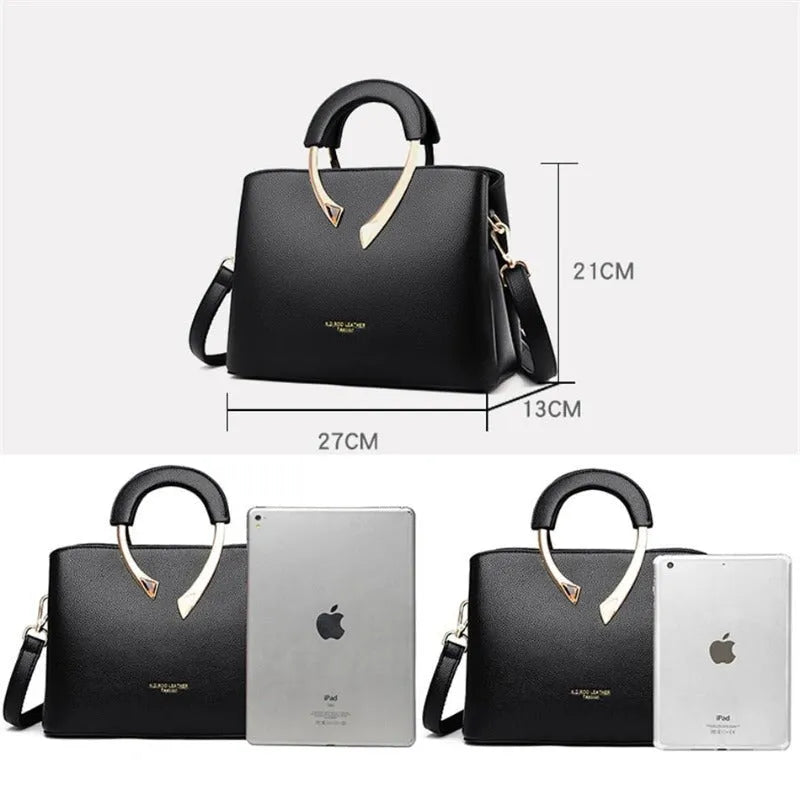 Bolsa Feminina de Couro Legítimo Transversal - Uiva
