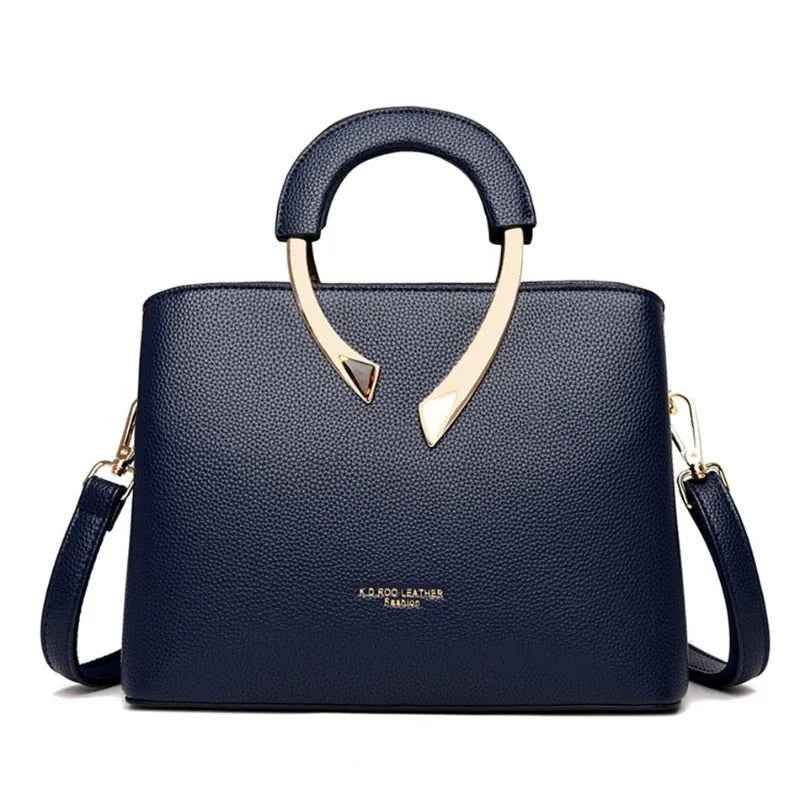 Bolsa Feminina de Couro Legítimo Transversal - Uiva