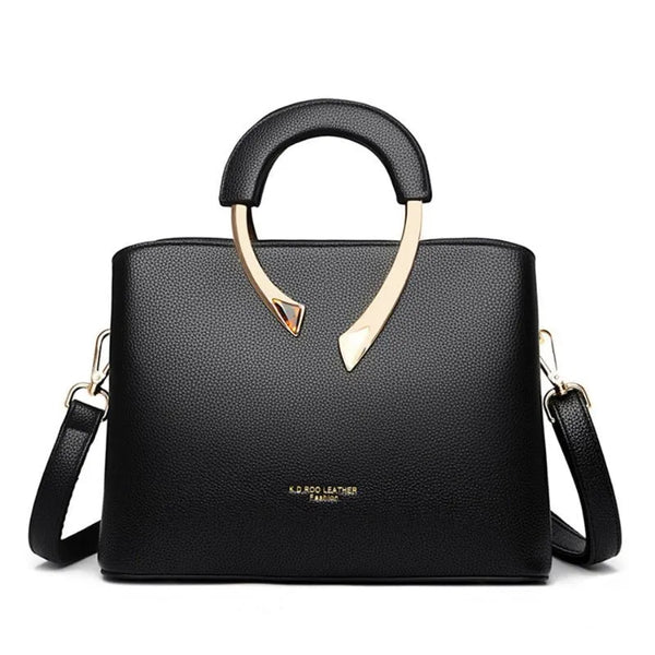 Bolsa Feminina de Couro Legítimo Transversal - Uiva