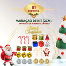 Árvore Natal Pinheiro Premium 200 Galhos Enfeitada Decorada + Kit Completo Enfeites