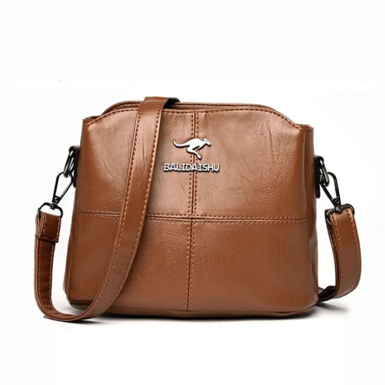 Bolsa de couro de alça transversal- Ecouer