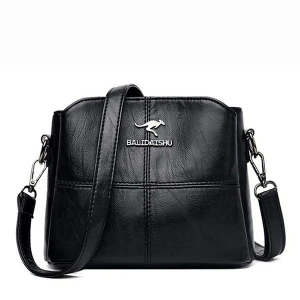 Bolsa de couro de alça transversal- Ecouer