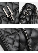 Bolsa Virginia de Couro Legítimo com Alça de Corrente