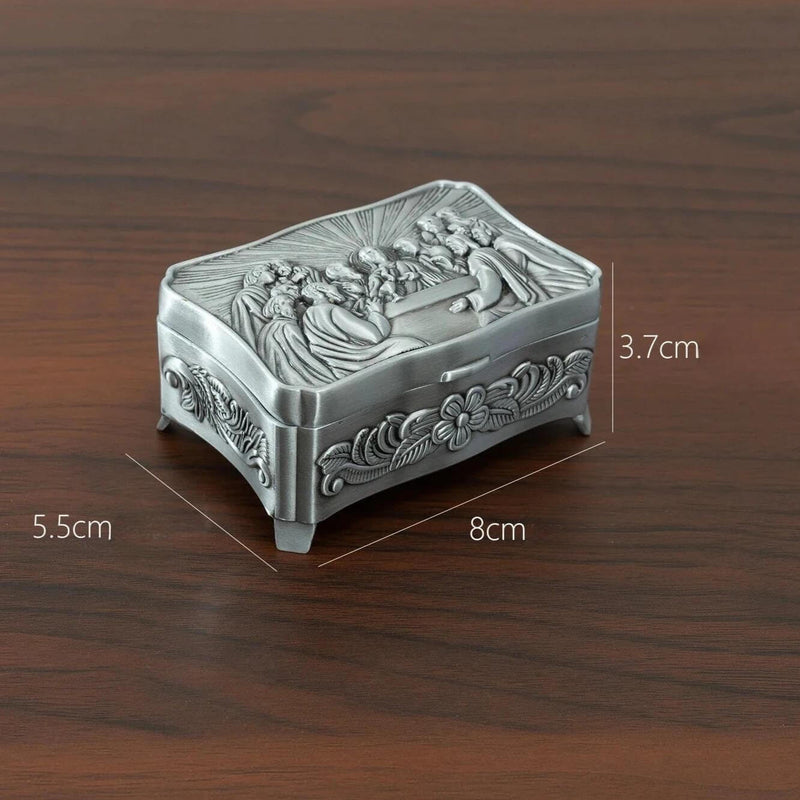 Porta-jóias Última Ceia de Metal - Presente Criativo