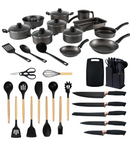 Kit Cozinha •  Panelas + Jogo de Utensílios (30 itens)
