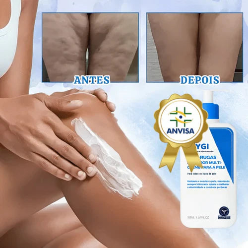 (Kit com 3 Unidades) Creme de Pele Anti-Rugas e Flacidez Fubsta Hoygi- Resultados em 10 Dias de Uso