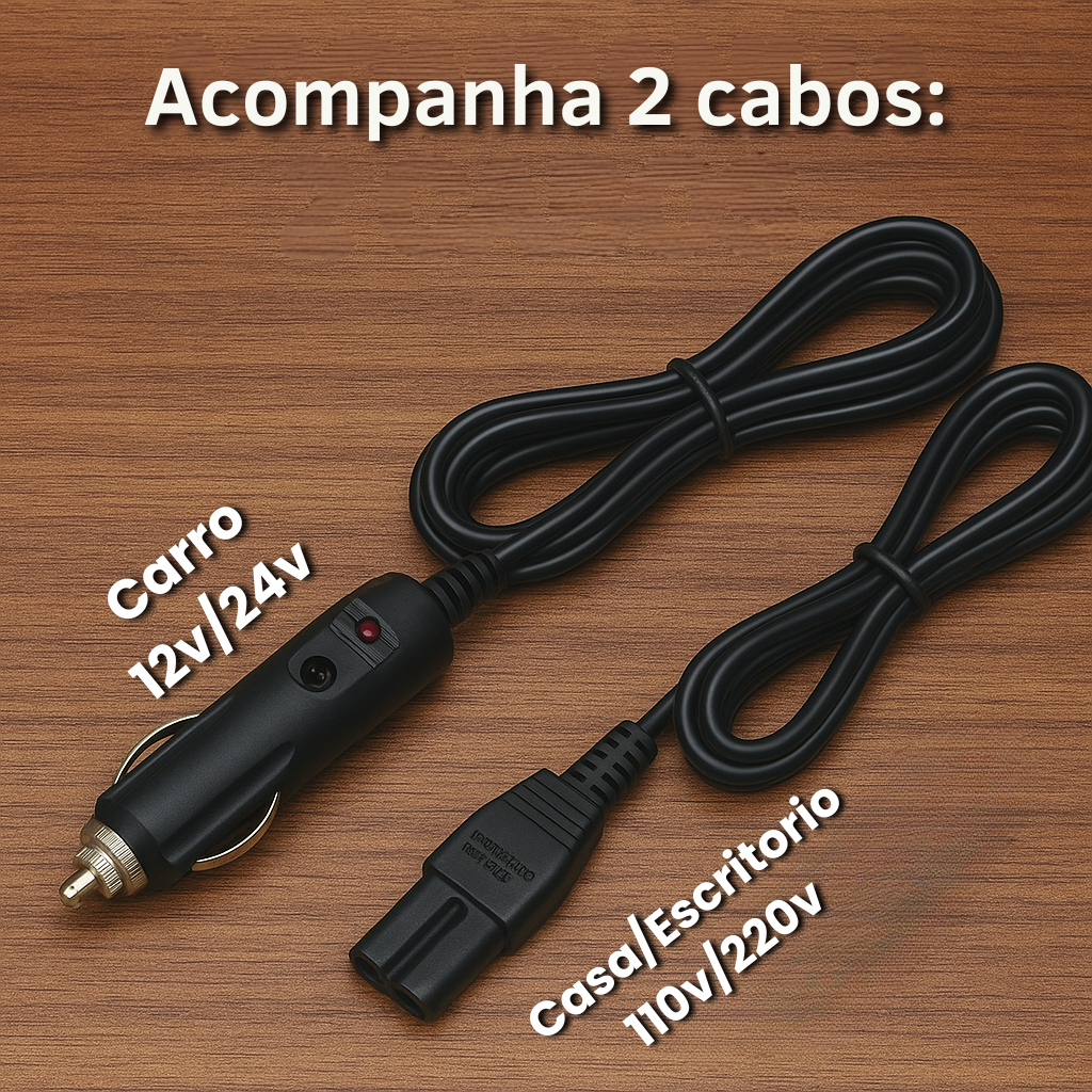 (PAGUE 1 LEVE 2) Marmita Elétrica Portátil 2 em 1 – Aqueça sua comida onde estiver