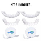 (Compre 1 Leve 2) Lente Dental Ajustável - Inferior e Superior | BRINDE CAPINHA PROTETORA + FRETE GRÁTIS!